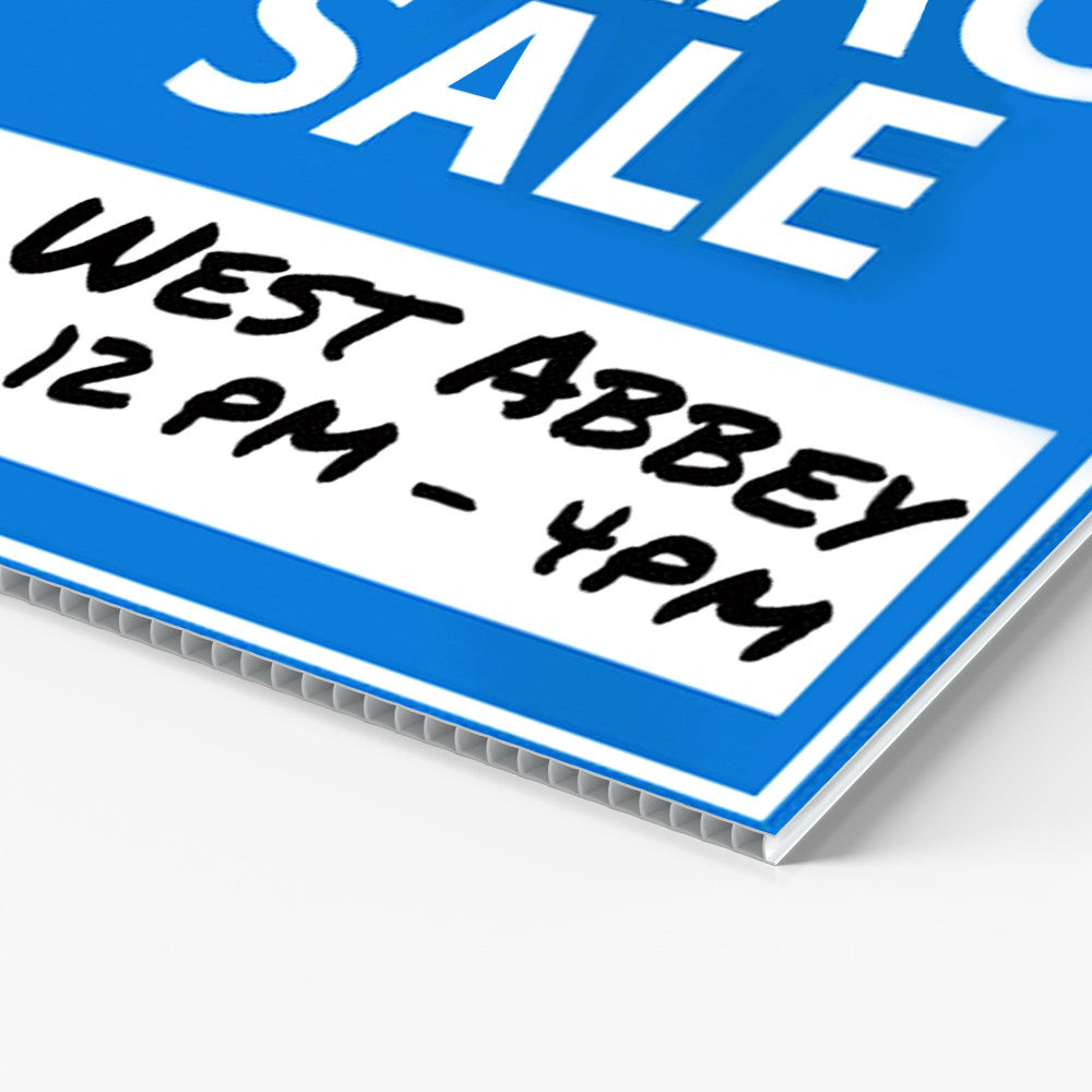 Dry Erase Coroplast (2 Sides)