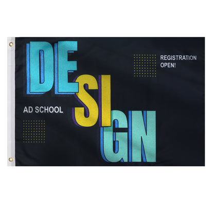 4' X 6' Double Sided Printed Polyester Flag