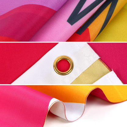 5' X 8' Double Sided Printed Polyester Flag