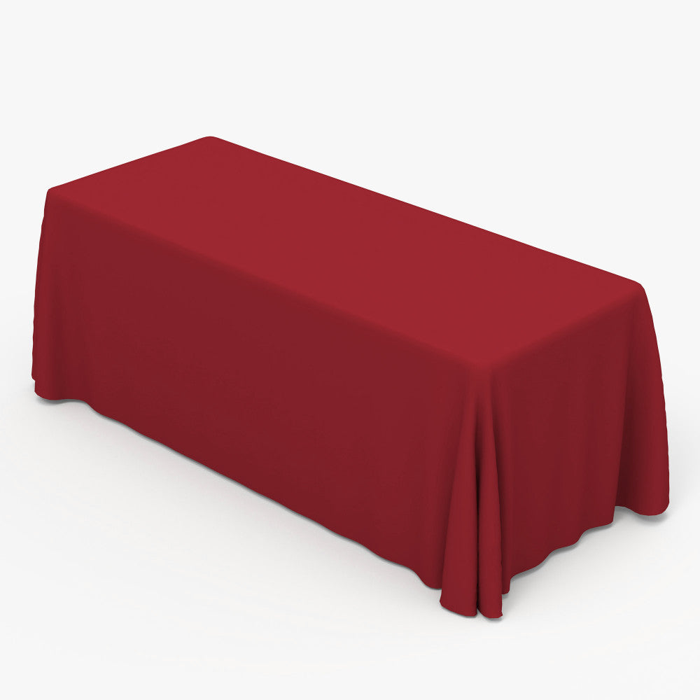 Table Runner + Solid Color Throw (Height: 90")