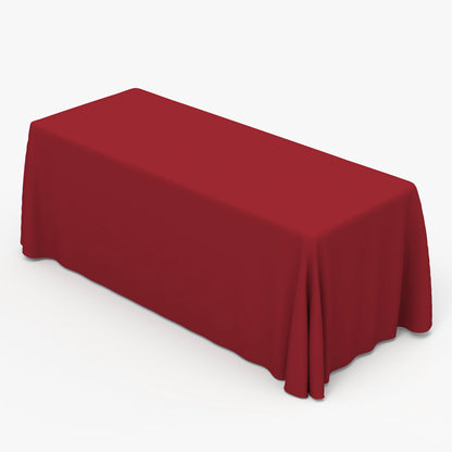 Table Runner + Solid Color Throw (Height: 90")
