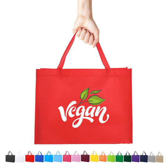 Non-Woven Shopping Tote Bag(16''X12''X6'')