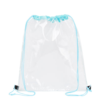 Clear PVC Drawstring Backpack