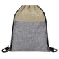Heathered Jute Drawstring Backpack