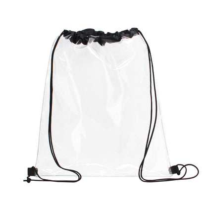 Clear PVC Drawstring Backpack