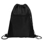Zippered Drawstring Backpack With Mesh Pockets