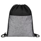 Heathered Jute Drawstring Backpack