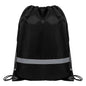 Reflective Safety Drawstring Backpack