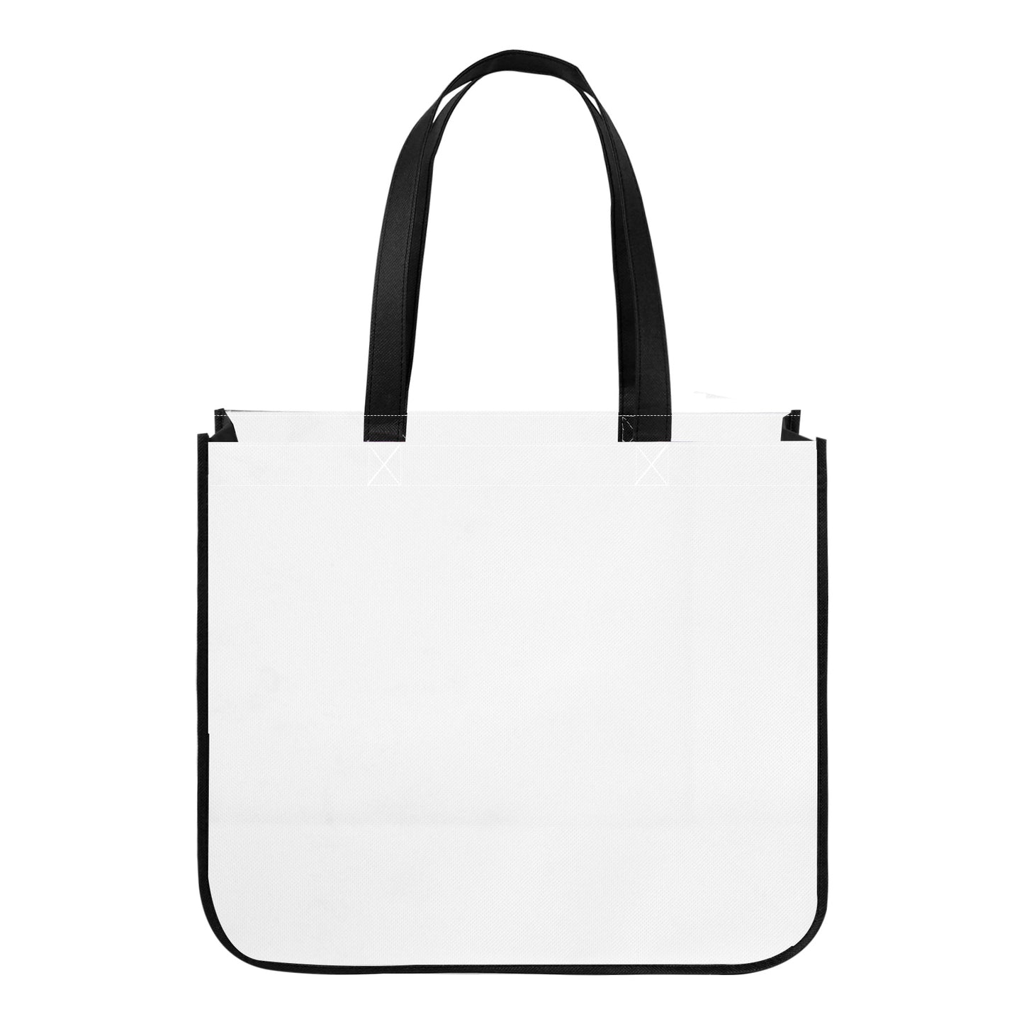 Extra Large Full Color Laminated Curved Bottom Tote Bag