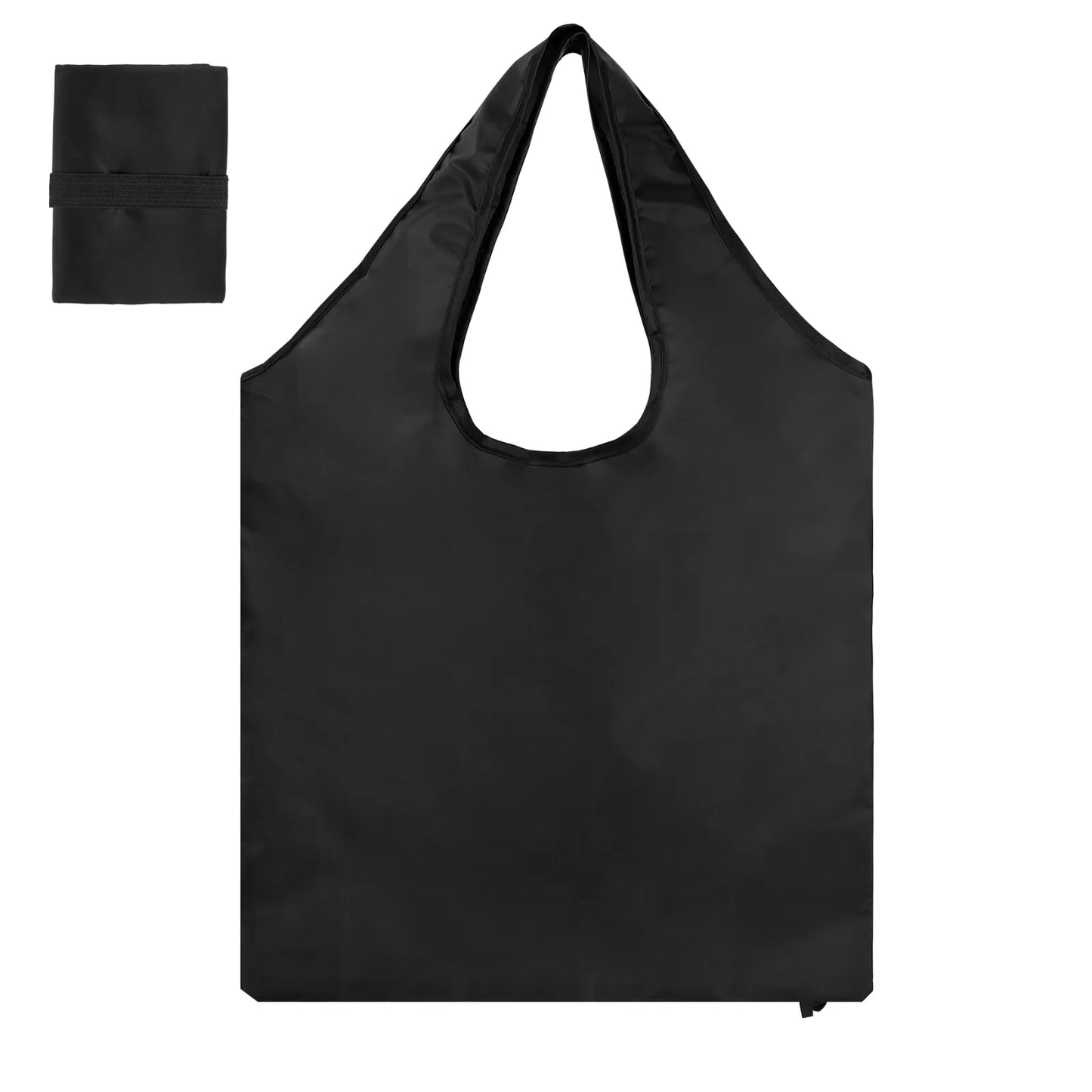 Reusable Folding Polyester Shopping Tote Bag