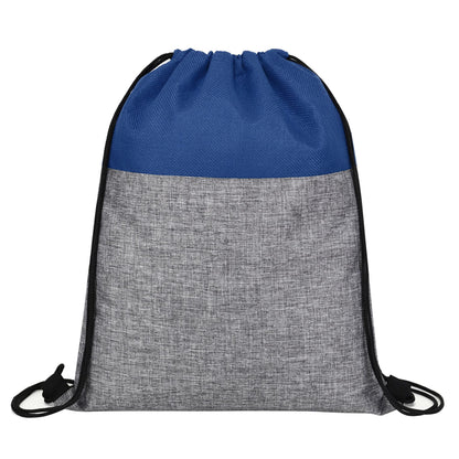 Heathered Jute Drawstring Backpack