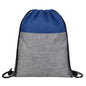 Heathered Jute Drawstring Backpack