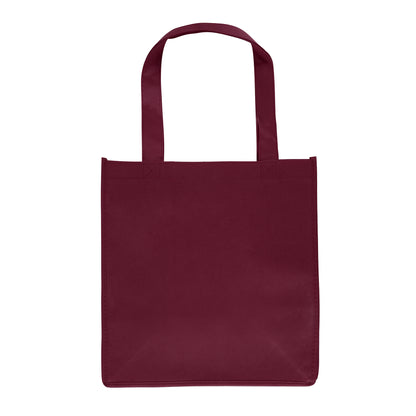 Non-woven Grocery Tote Bags（12'' x 13'' x 8'')