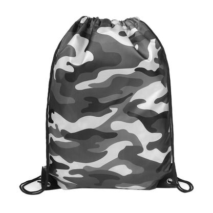 Waterproof 210D Camo Drawstring Bag