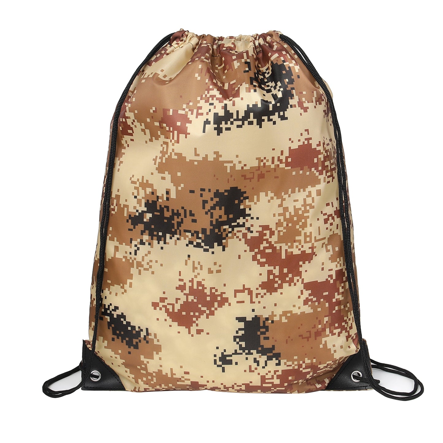 Waterproof 210D Camo Drawstring Bag