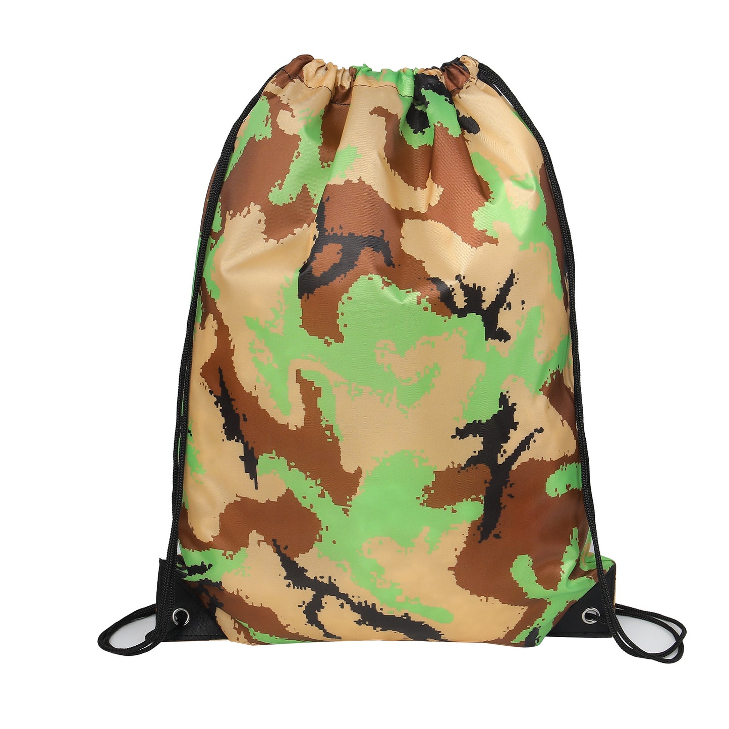Waterproof 210D Camo Drawstring Bag