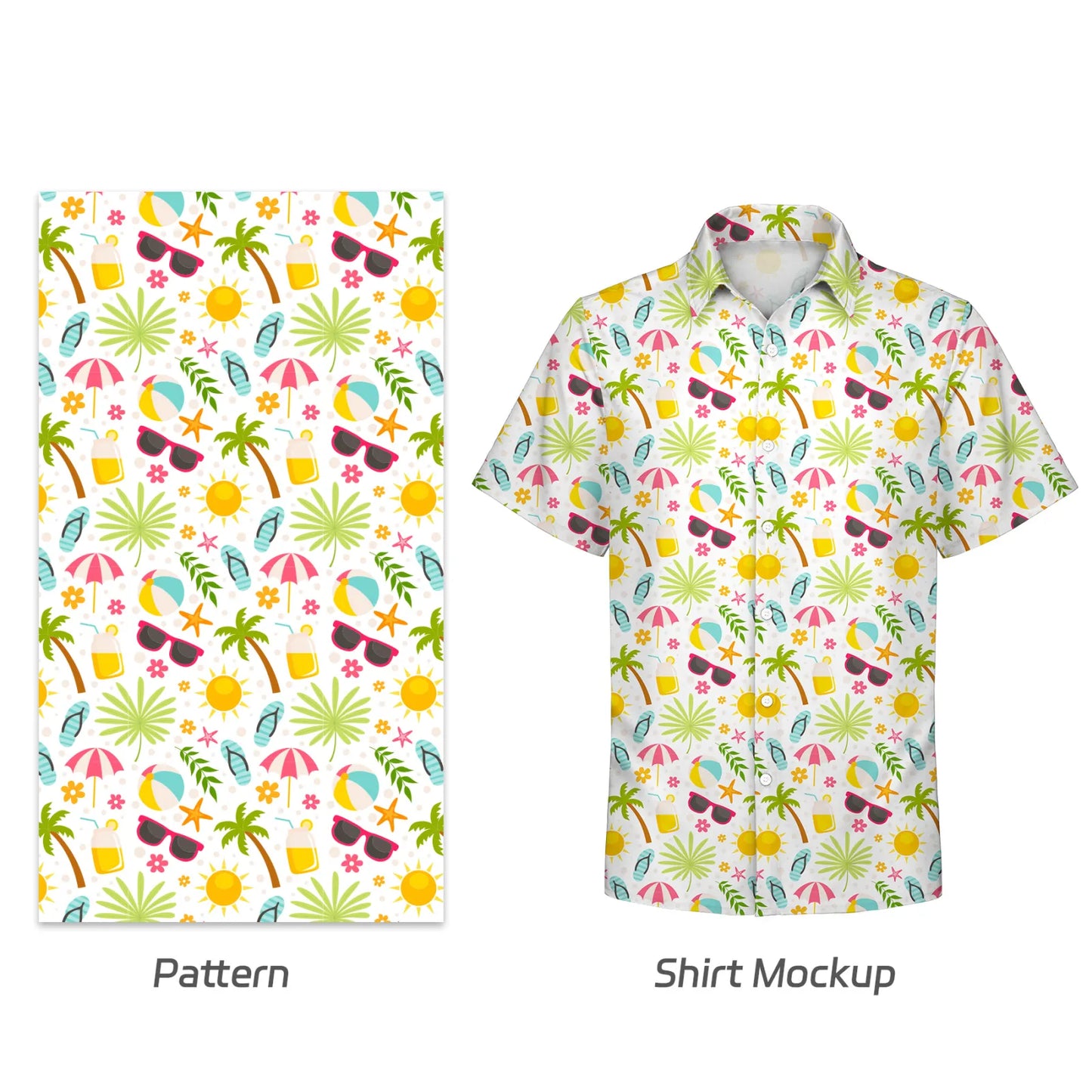 Custom Full-Color Dye Sublimation Shirt-UPS 50+