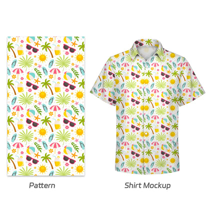 Custom Full-Color Dye Sublimation Shirt-UPS 50+