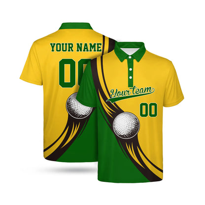 Custom Full Color Dye Sublimation Performance Polo Shirt