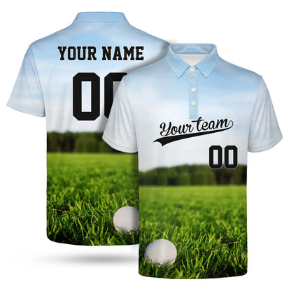 Custom Full Color Dye Sublimation Performance Polo Shirt