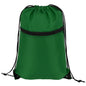 Sports Drawstring Backpack With Zipper Pocket