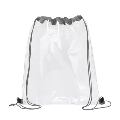 Clear PVC Drawstring Backpack
