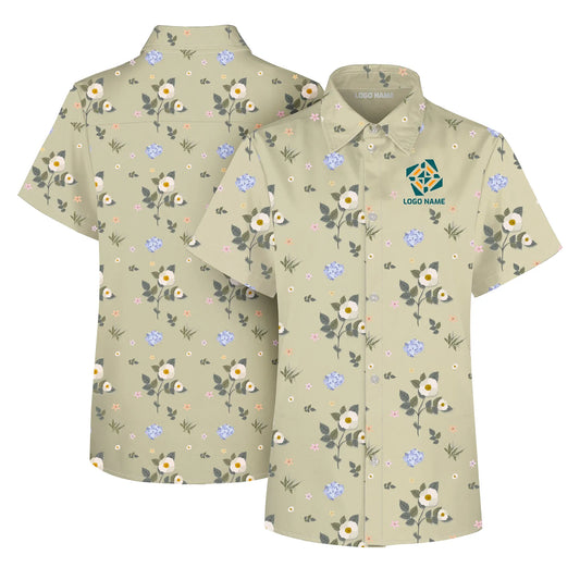 Ladies Custom Full-Color Dye Sublimation Shirt-UPS 50+