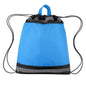 Small Reflective Polyester Drawstring Backpack