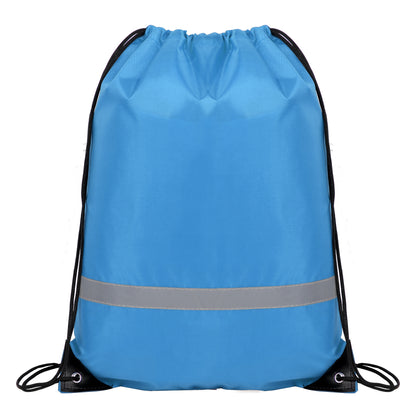 Reflective Safety Drawstring Backpack