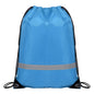 Reflective Safety Drawstring Backpack