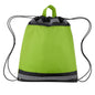 Small Reflective Polyester Drawstring Backpack