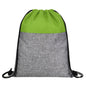 Heathered Jute Drawstring Backpack