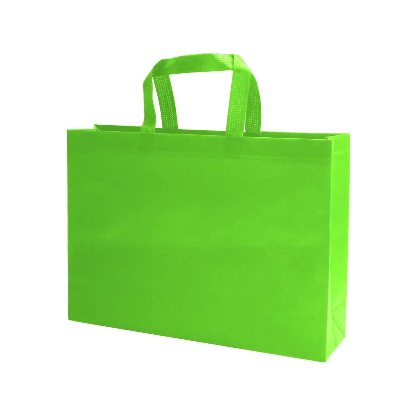Heat Sealed Non-Woven Shopping Tote Bag(16''X12''X4'')