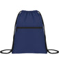 Waterproof Drawstring Gym Bag With Front Pocket