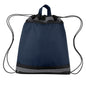 Small Reflective Polyester Drawstring Backpack