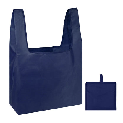 Foldable Shopping Grocery Tote Bag W/Inner Pouch