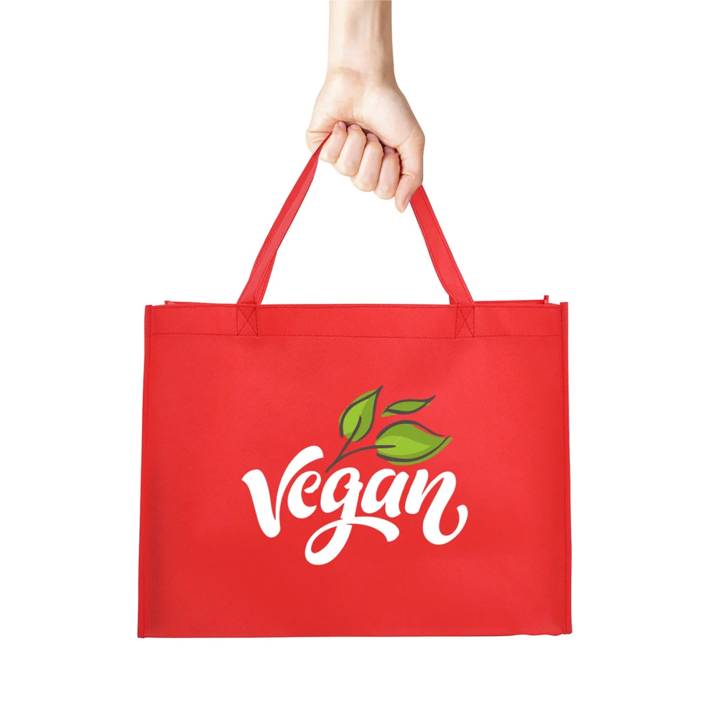 Non-Woven Shopping Tote Bag(16''X12''X6'')