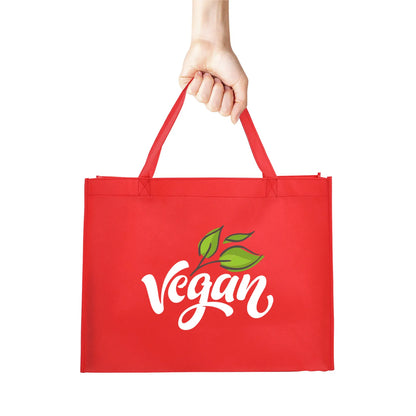 Non-Woven Shopping Tote Bag(16''X12''X6'')