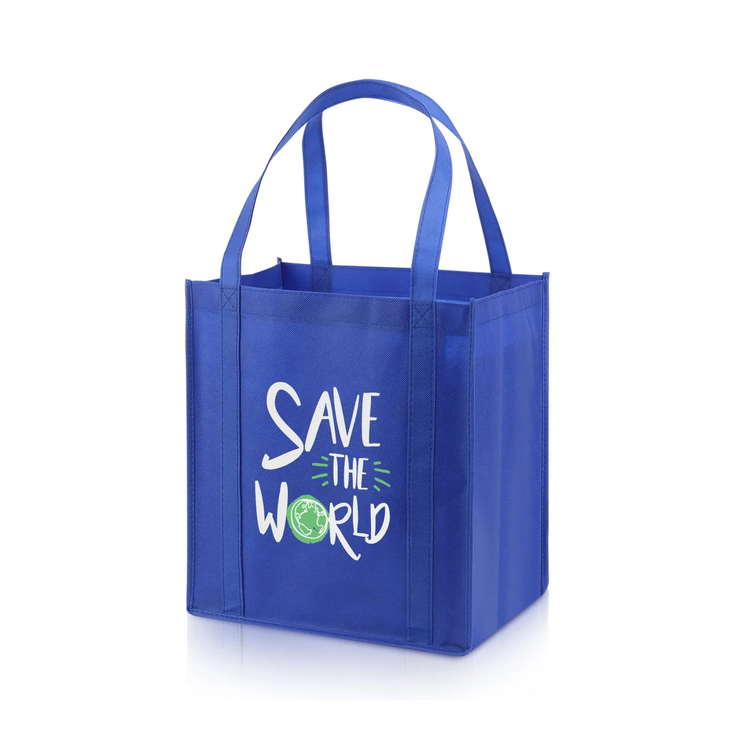 Non-Woven Grocery Tote Bag With Bottom Insert