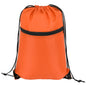 Sports Drawstring Backpack With Zipper Pocket