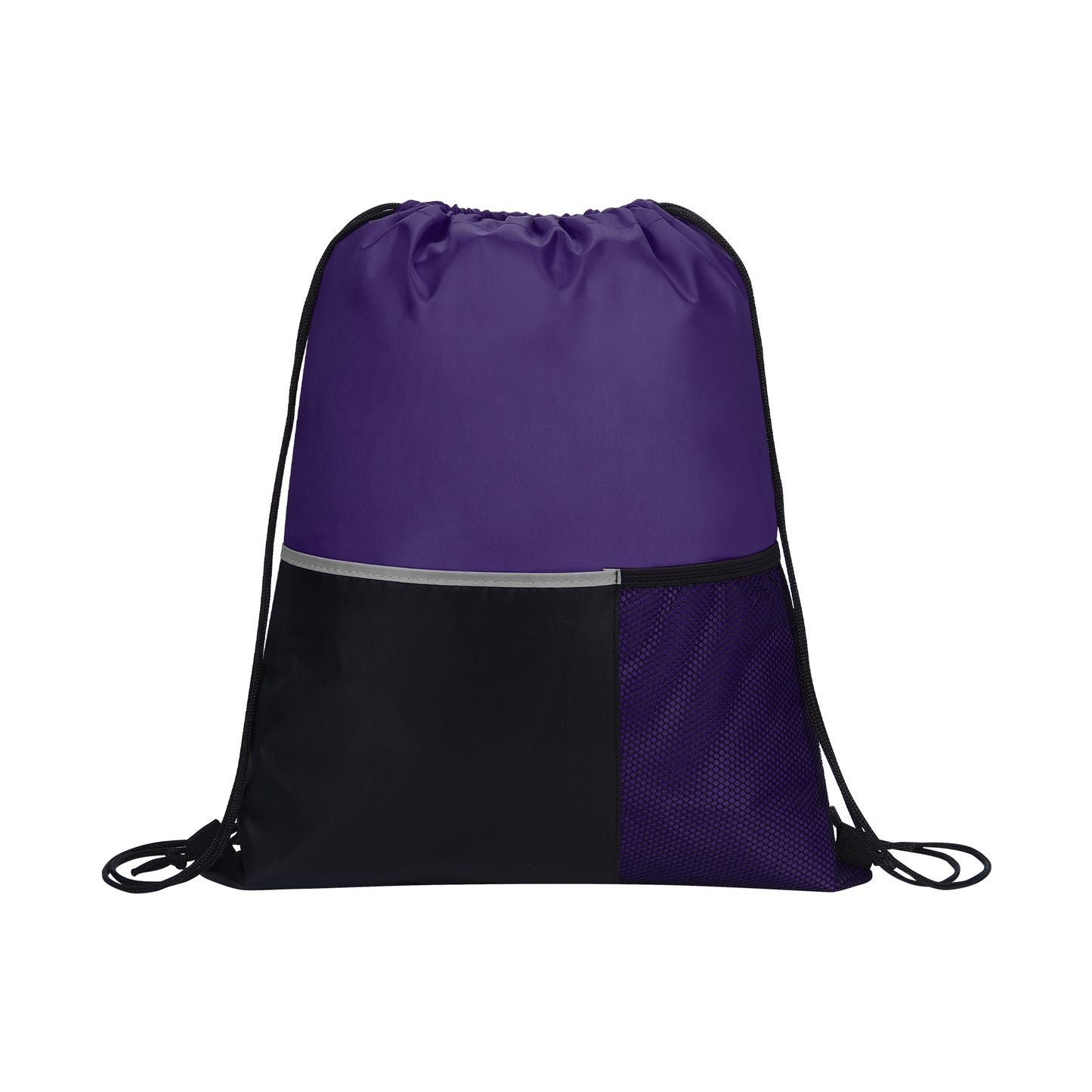 Dual Pocket Drawstring Backpack