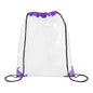 Clear Drawstring Cinch Backpack