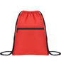 Waterproof Drawstring Gym Bag With Front Pocket