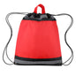 Small Reflective Polyester Drawstring Backpack