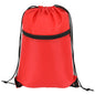 Sports Drawstring Backpack With Zipper Pocket