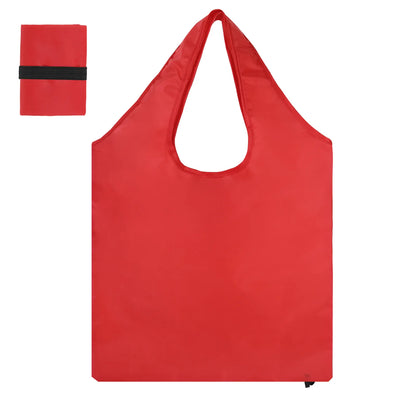 Reusable Folding Polyester Shopping Tote Bag
