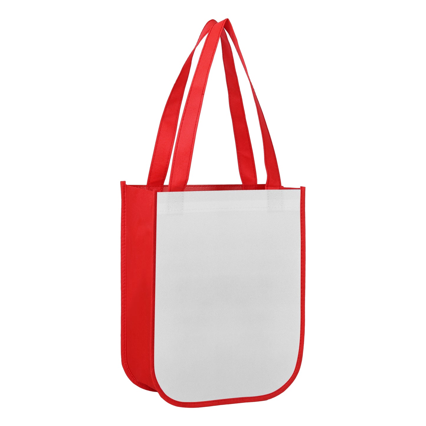 Small Laminated Curved Bottom Non-Woven Gift Bag