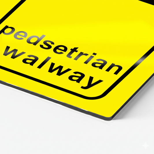 Reflective Aluminum Sandwich Board