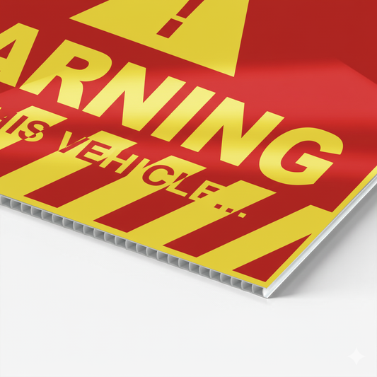 Reflective Coroplast - 2 Sides