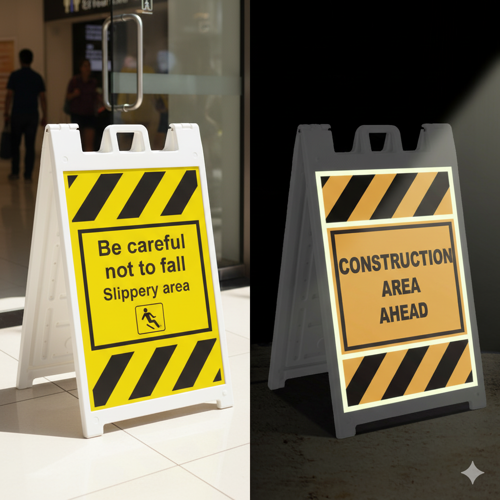 Reflective Signicade A-Frame